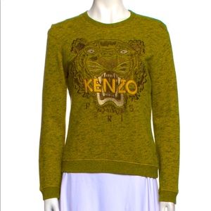 NOT FOR SALE ❌❌❌ KENZO Women's Graphic Print Crew Neck Tiger Sweater in Size: S
